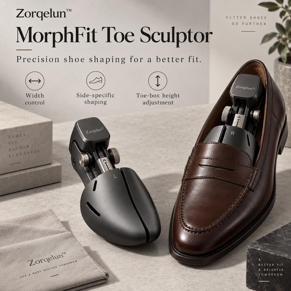 Zorqelun™ MorphFit Toe Sculptor Precision Shoe Shaping For A Better, More Personalized Fit