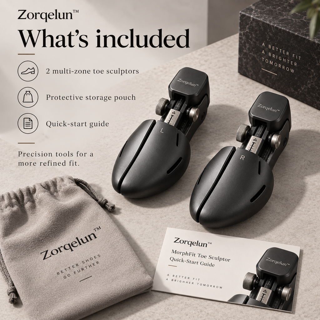 Zorqelun™ MorphFit Toe Sculptor Precision Shoe Shaping For A Better, More Personalized Fit