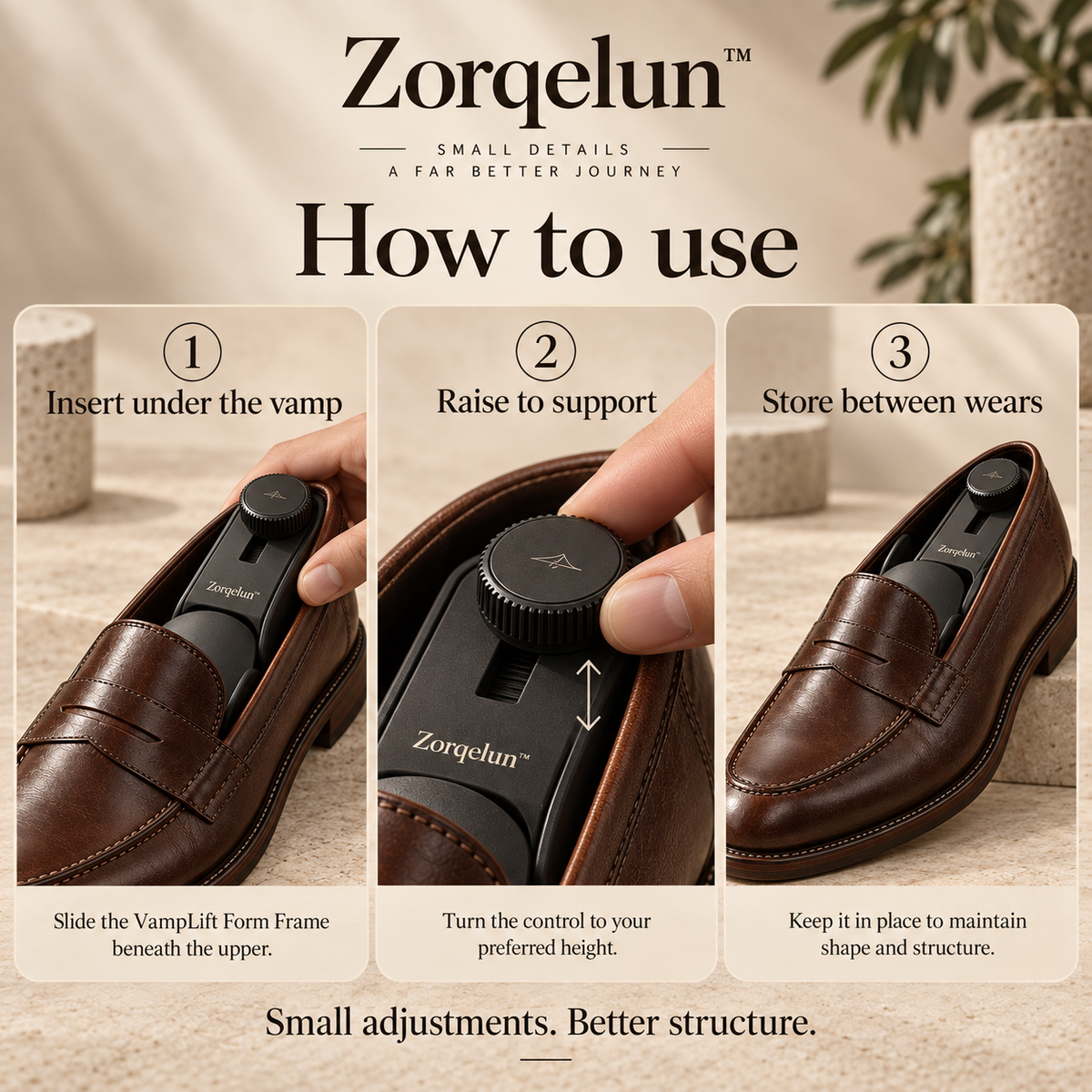 Zorqelun™ VampLift Form Frame RESTORE THE SHAPE ABOVE THE FOOT NOT JUST INSIDE THE TOE
