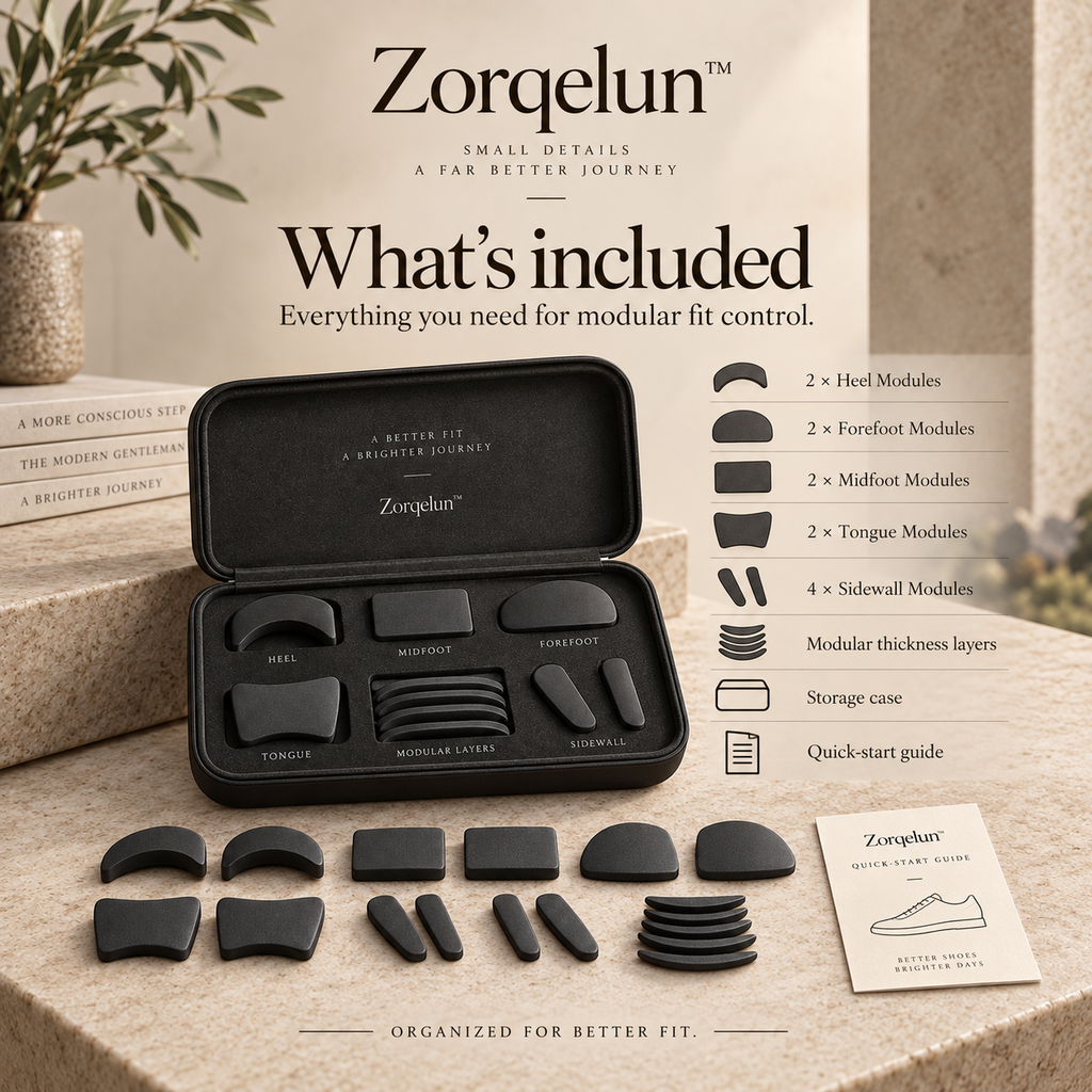 Zorqelun™ VolumeDial Fit System YOUR SHOES ARE THE RIGHT SIZE.