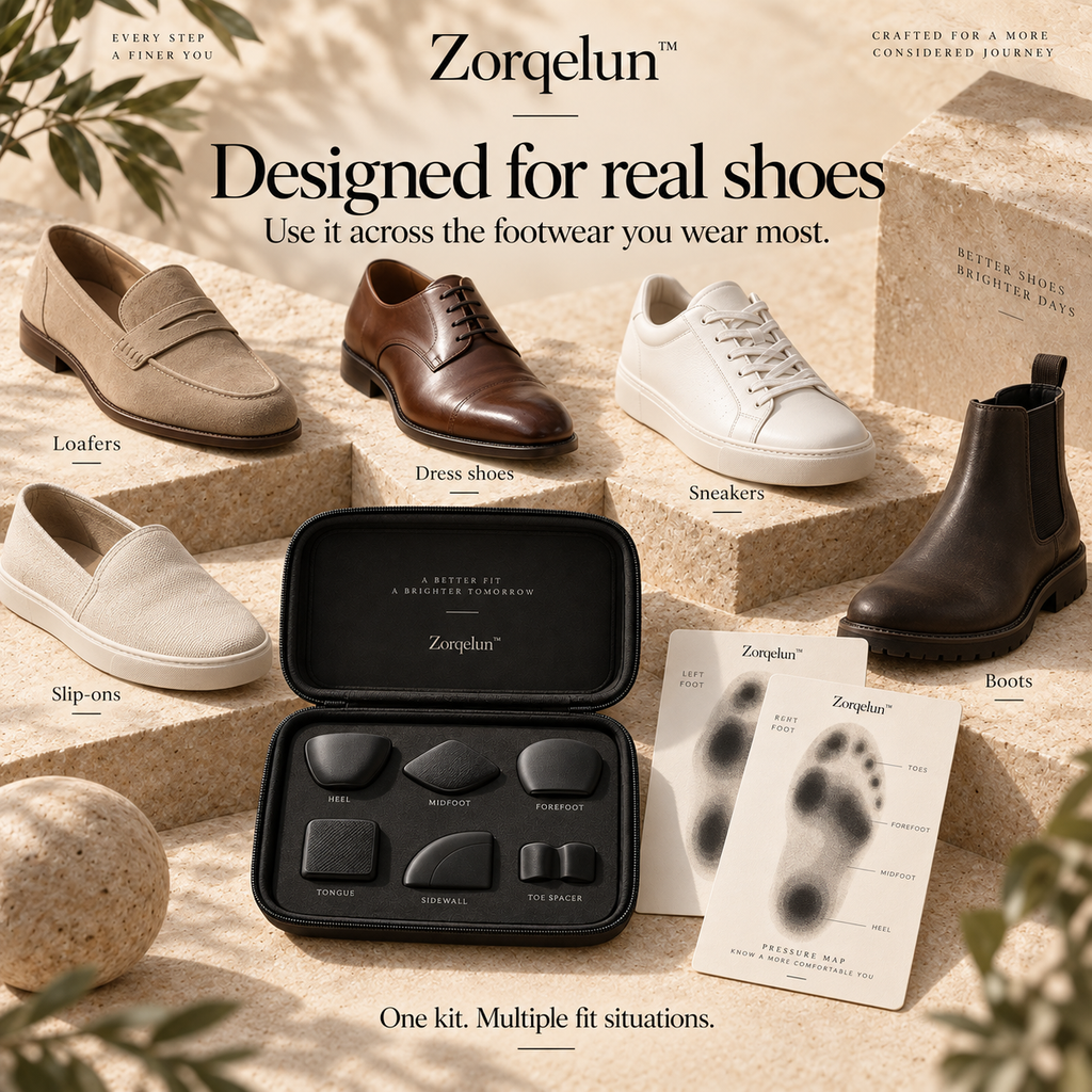 Zorqelun™ PressureMap Fit Kit STOP GUESSING WHERE THE SHOE FEELS WRONG.