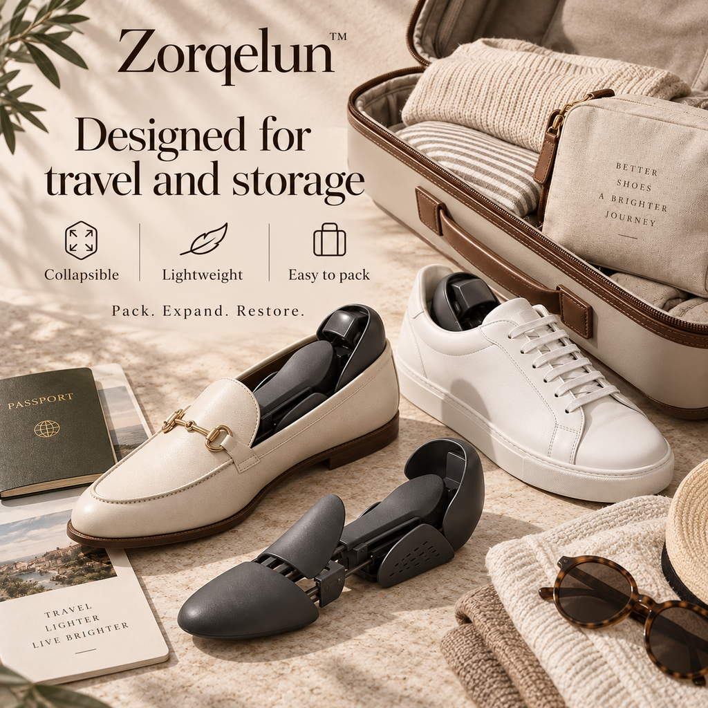 Zorqelun™ ShapeMemory Shoe Form YOUR SHOES WERE DESIGNED IN 3D. STORE THEM THAT WAY.