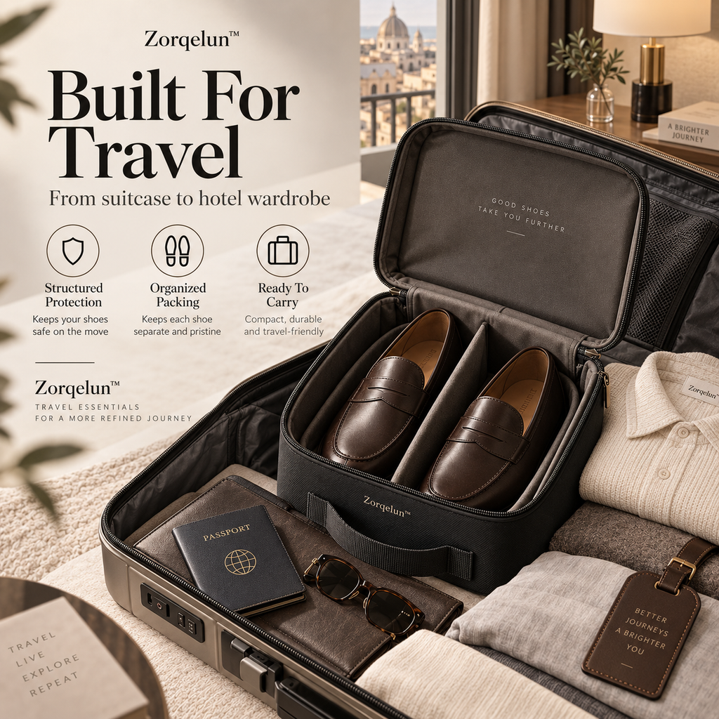 Zorqelun™ TravelForm Shoe Vault